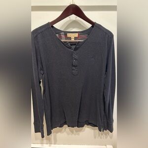 Burberry Brit Slim Fit Ribbed Henley